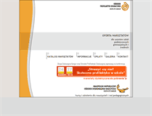 Tablet Screenshot of profilaktyka.kangur.edu.pl